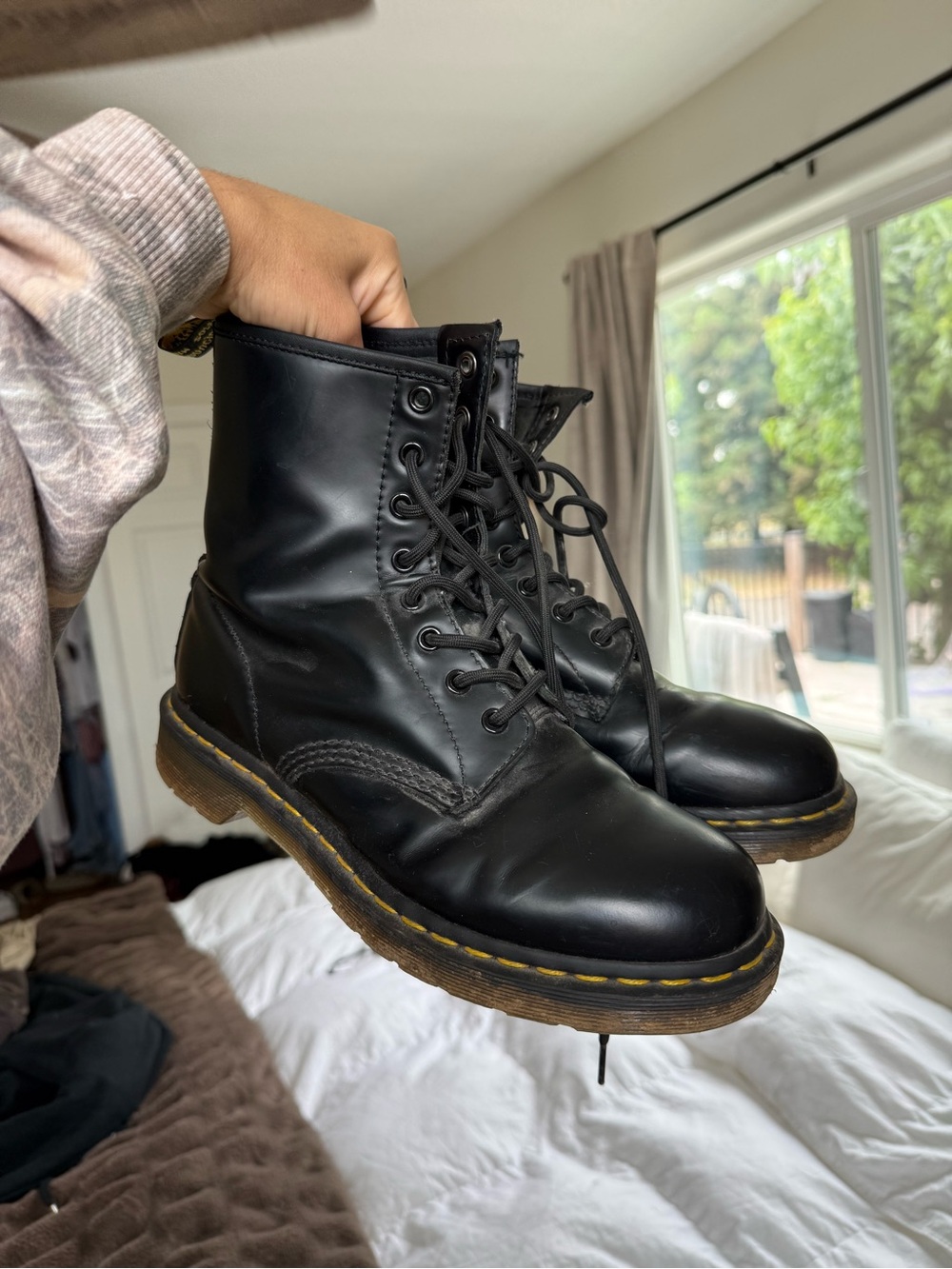 Dr. Martens Black Leather Women’s Boots